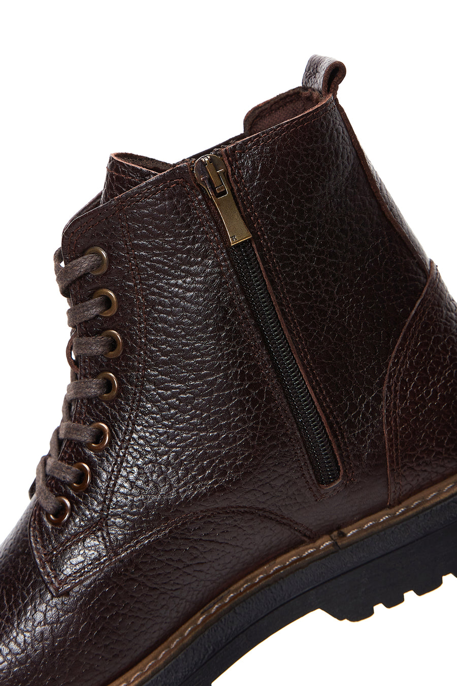 Men's Leather Casual Zipper Boots
