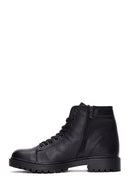 Men's Leather Casual Zippered Boots | Derimod
