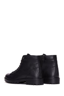 Men's Leather Casual Zippered Boots | Derimod