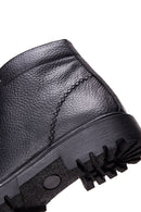 Men's Leather Casual Zippered Boots | Derimod