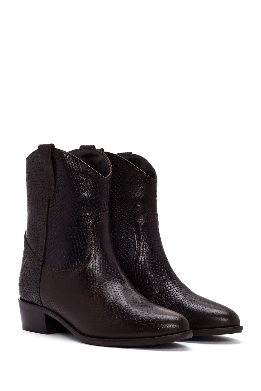 Women's Brown Leather Boots