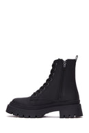 Kadın Siyah Mat Postal Bot | Derimod