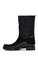 Women's Black Patent Leather Rain Boots | Derimod
