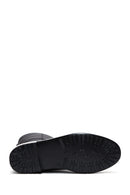 Women's Black Patent Leather Rain Boots | Derimod
