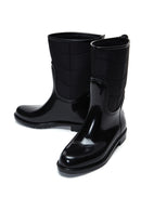 Women's Black Patent Leather Rain Boots | Derimod