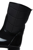 Women's Black Patent Leather Rain Boots | Derimod