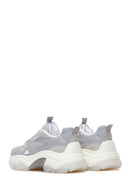 Kadın Gri Kalın Tabanlı Sneaker | Derimod