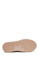 Kadın Bej Kalın Tabanlı Kapitone Sneaker | Derimod