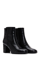 Women's Crocodile Heeled Boots | Derimod