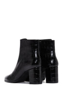 Women's Crocodile Heeled Boots | Derimod
