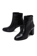 Women's Crocodile Heeled Boots | Derimod