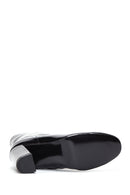 Women's High Heeled Classic Patent Leather Boots | Derimod