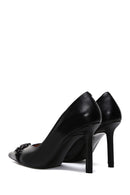 Kadın Siyah Taş Detaylı Stiletto | Derimod