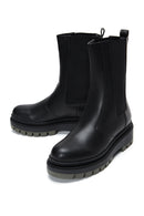 Women's Black Chelsea Thick Soled Boots | Derimod