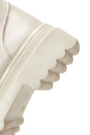 Kadın Krem Fermuarlı Postal Bot | Derimod