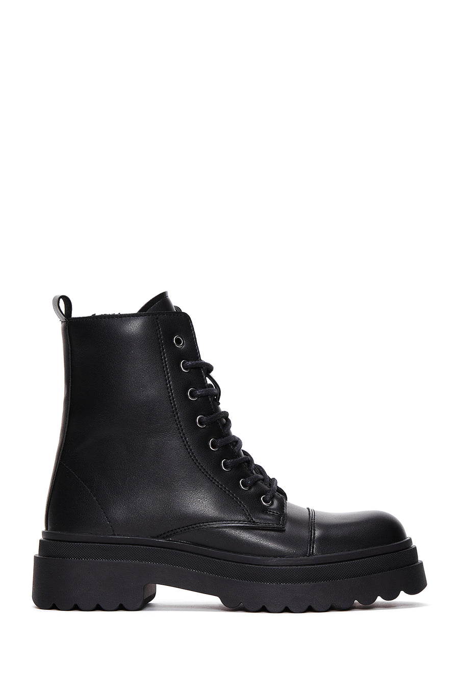Women's Black Zippered Boots 22WFE190318 | Derimod