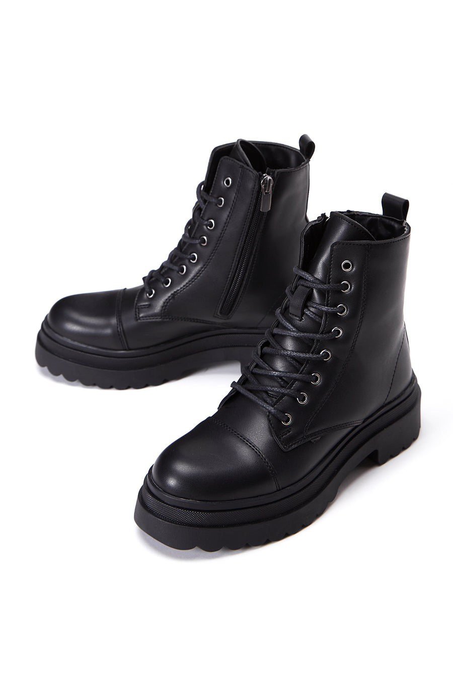 Women's Black Zippered Boots