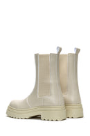 Women's Cream Chelsea Boots | Derimod