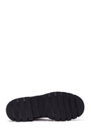 Women's Black Zippered Classic Boots | Derimod