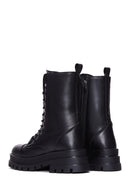 Women's Black Zippered Classic Boots | Derimod