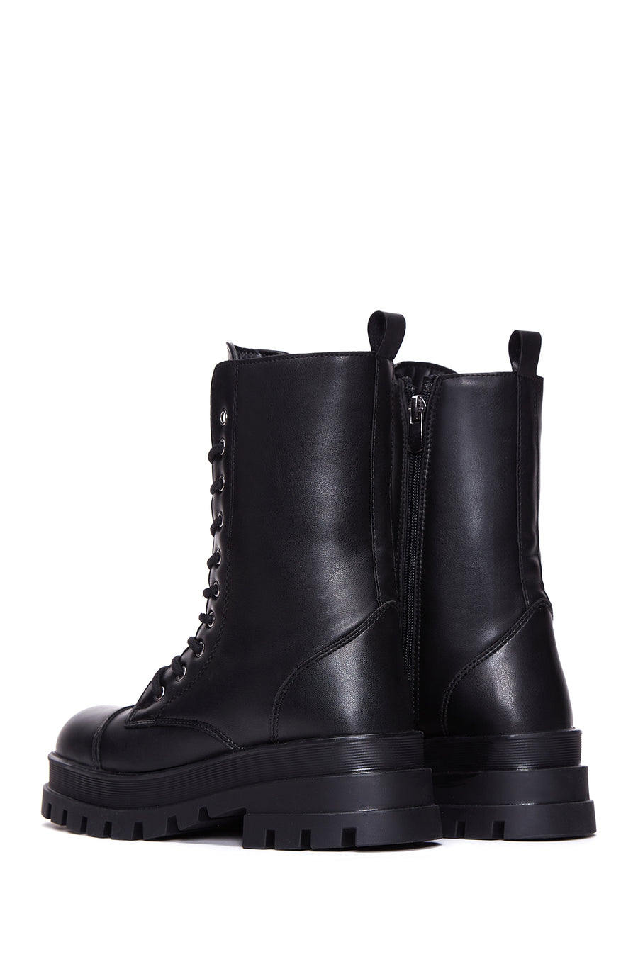 Women's Black Zippered Classic Boots
