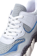 Kadın Mavi Beyaz  Kalın Tabanlı Sneaker | Derimod