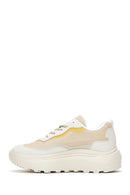 Women's Beige Thick Soled Sneaker | Derimod