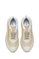 Women's Beige Thick Soled Sneaker | Derimod
