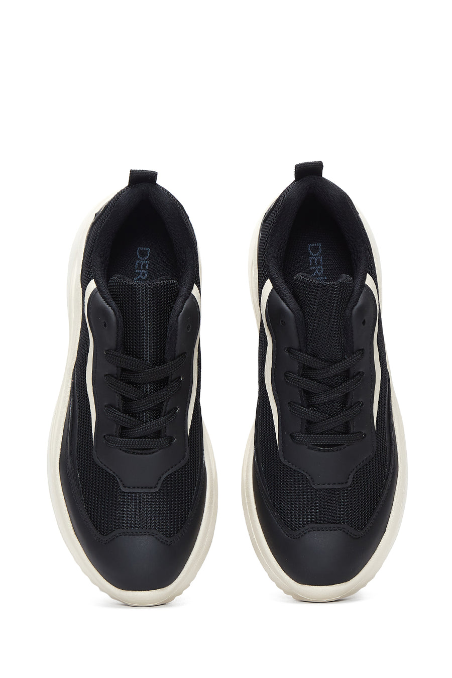 Kadın Siyah Kalın Tabanlı Sneaker