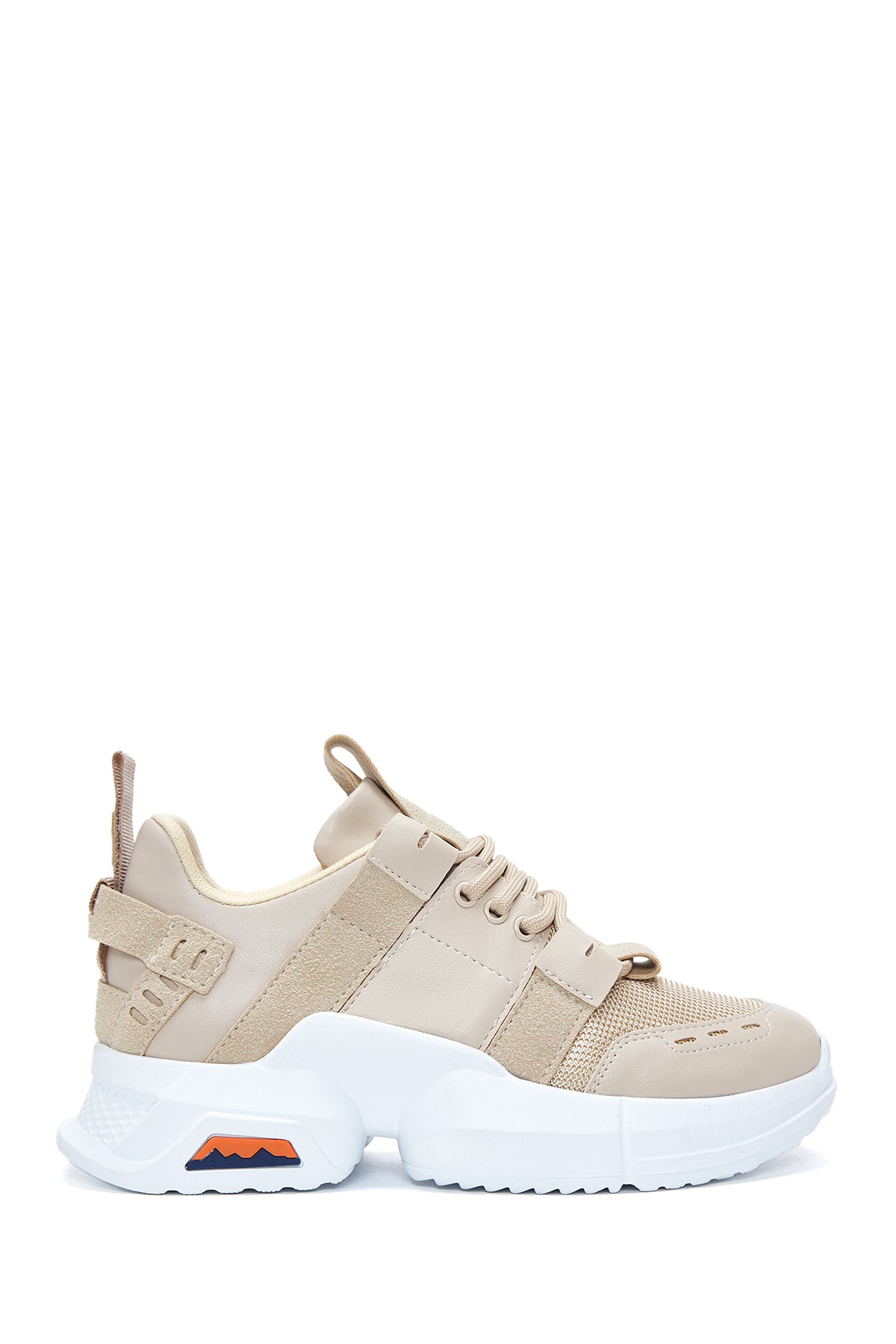 Women's Beige High Sole Sneaker 22WFE220314 | Derimod