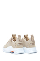 Women's Beige High Sole Sneaker | Derimod