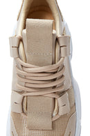 Women's Beige High Sole Sneaker | Derimod