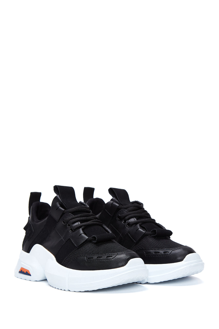 Kadın Siyah Yüksek Taban Sneaker
