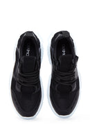 Kadın Siyah Yüksek Taban Sneaker | Derimod
