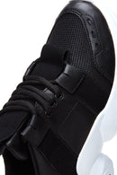 Kadın Siyah Yüksek Taban Sneaker | Derimod