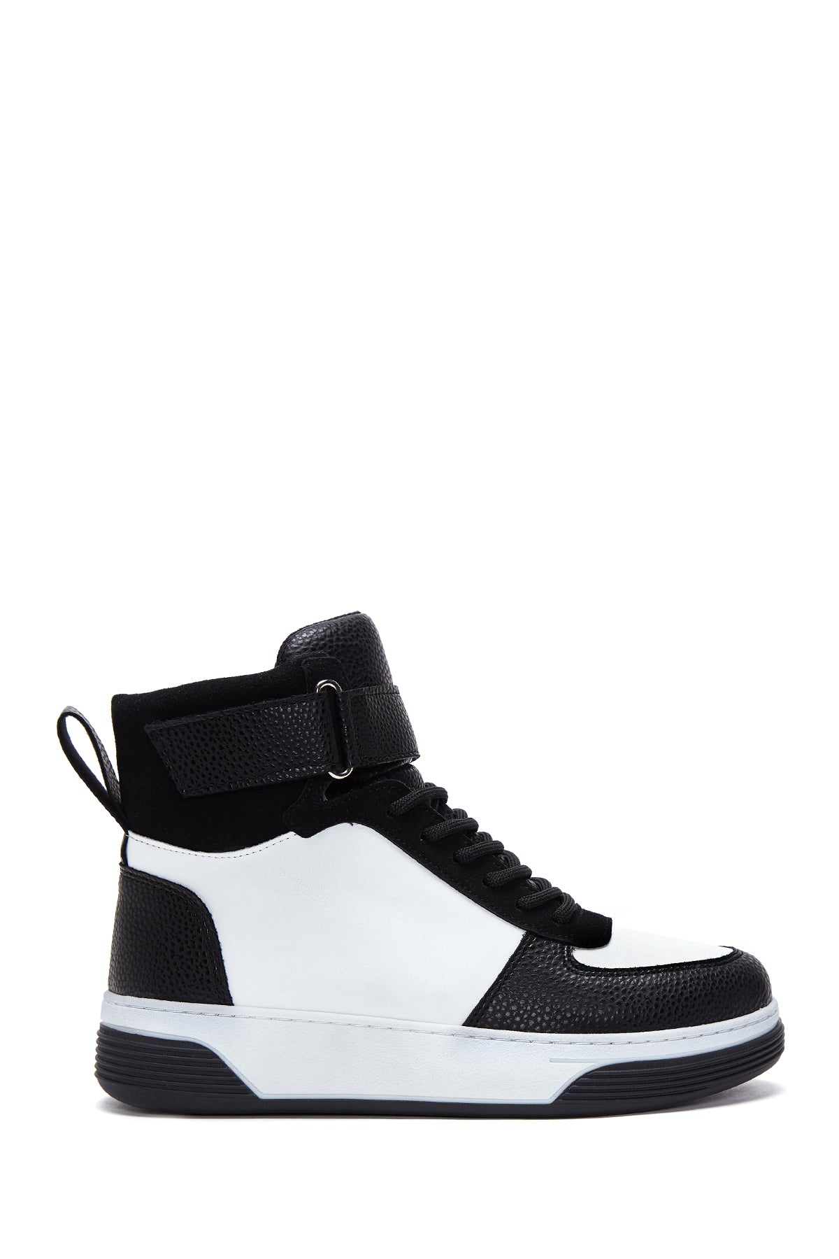 Women's Black White High Top Sneaker 22WFE220714 | Derimod