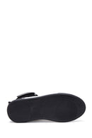 Women's Black White High Top Sneaker | Derimod