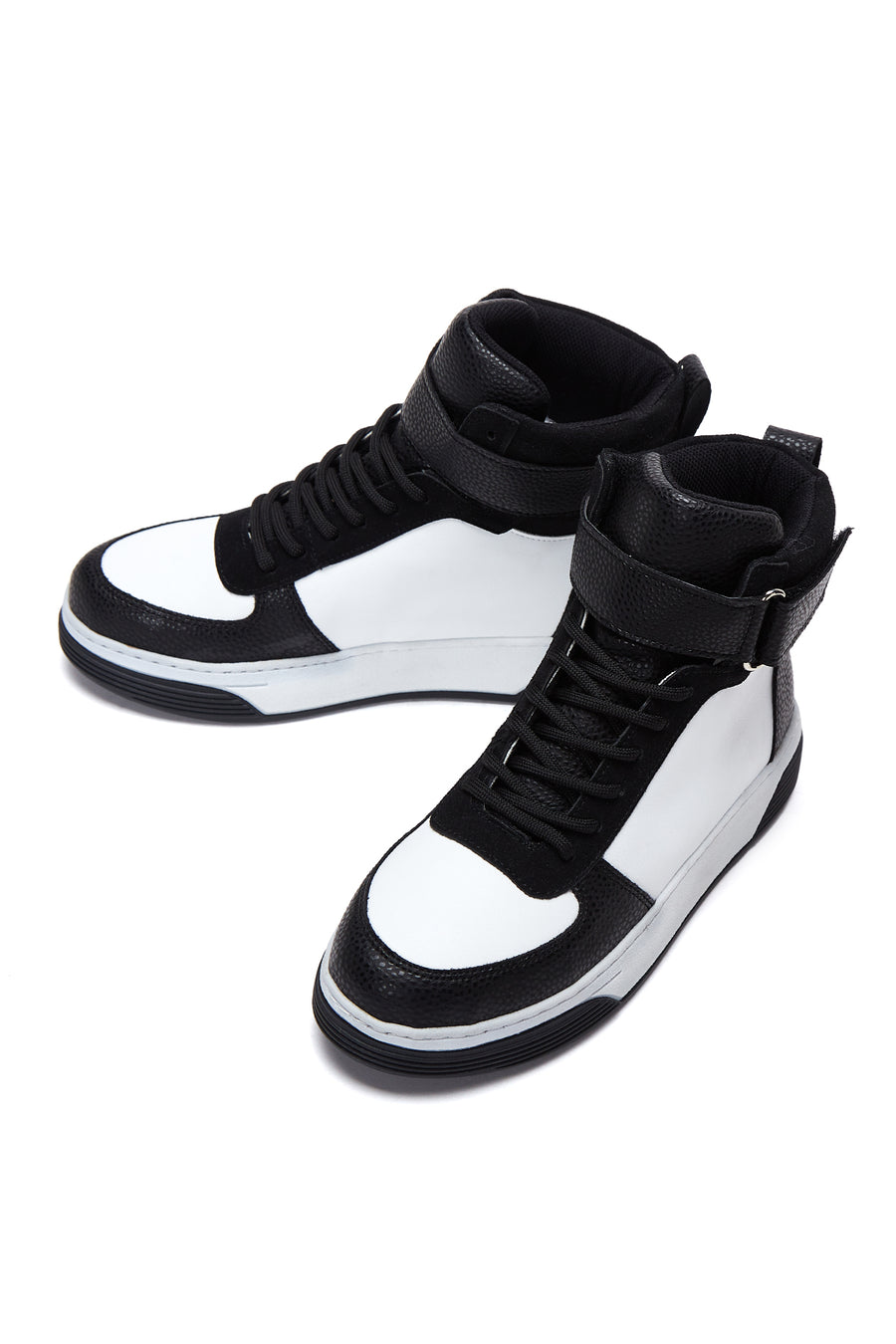 Kadın Siyah Beyaz Bilekli Sneaker