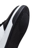 Women's Black White High Top Sneaker | Derimod