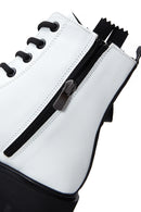 Kadın Beyaz Fermuarlı Postal Bot | Derimod