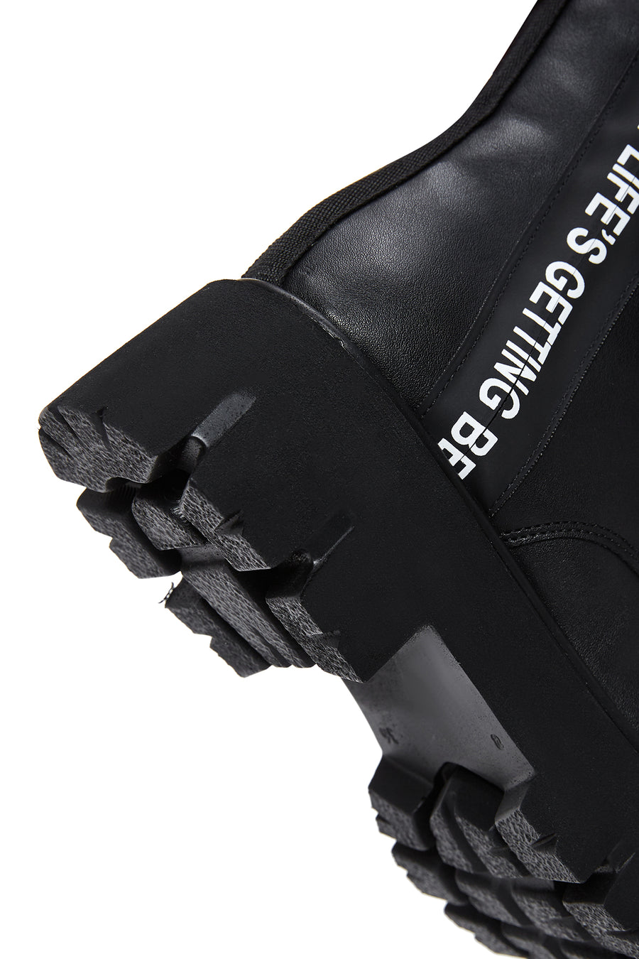 Women's Black Zippered Boots