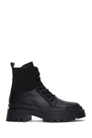 Women's Black Lace-Up Boots | Derimod