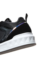 Women's Black Lace-Up Sneaker | Derimod