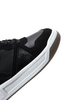 Women's Black Lace-Up Sneaker | Derimod