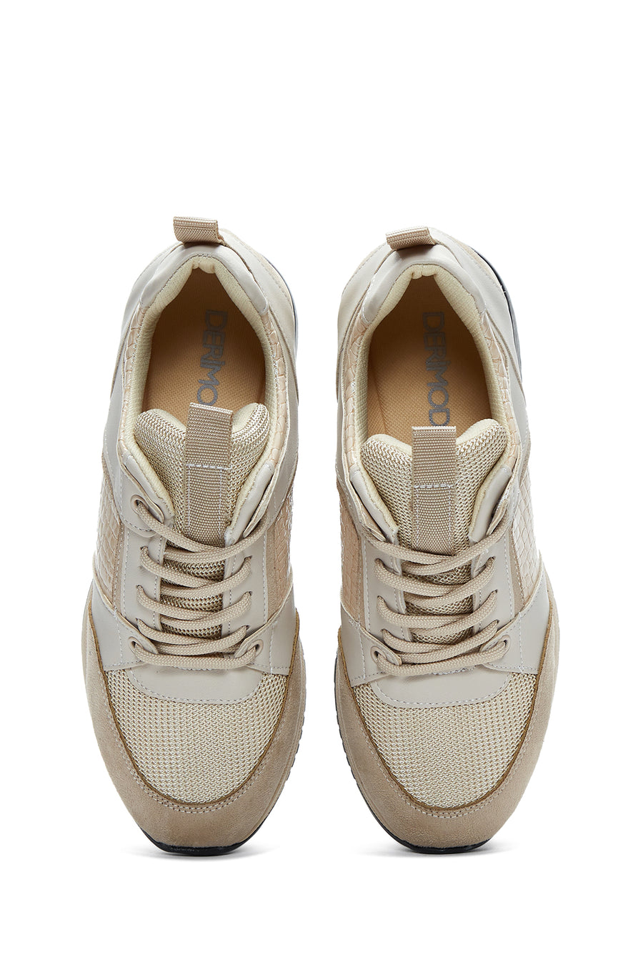 Women's Beige Thick Soled Sneaker
