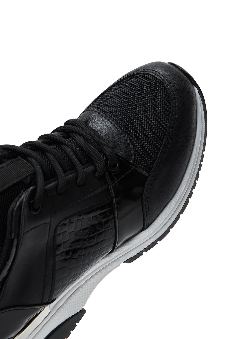 Kadın Siyah Kalın Tabanlı Sneaker
