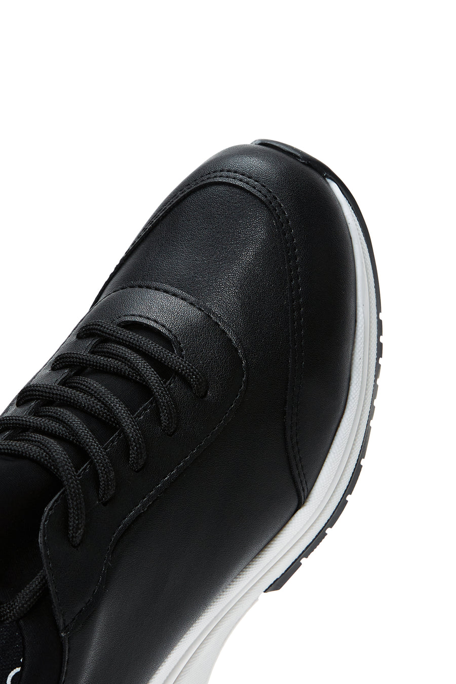 Kadın Siyah Kalın Tabanlı Sneaker