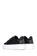 Women's Black Stone Sneaker | Derimod