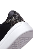 Women's Black Stone Sneaker | Derimod