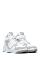 Women's White High Top Sneaker | Derimod